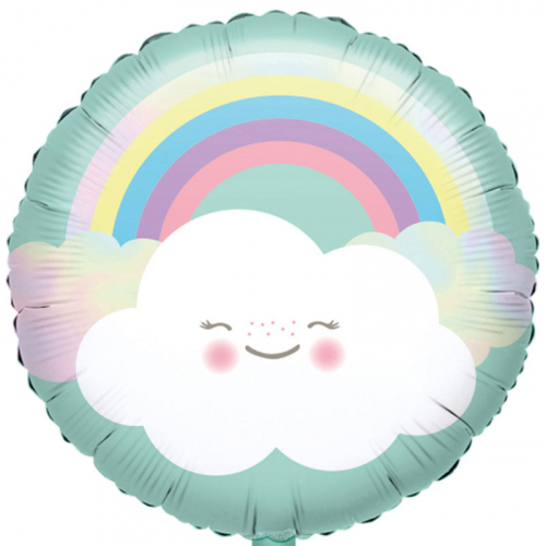 Folieballong Rainbow Pastell  i gruppen Hgtider / Dop / Dop Ballonger hos PARTAJSHOP AB (3925001)