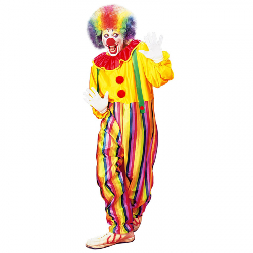 Clown drkt Happy vuxen  i gruppen Maskerad / Maskeradteman / Cirkustema hos PARTAJSHOP AB (39631r)