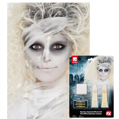 Smink-Kit Mumie i gruppen Hgtider / Halloween / Halloweensmink hos PARTAJSHOP AB (39671)