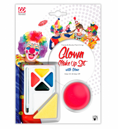Smink-kit Clown i gruppen Hgtider / Halloween / Halloweensmink hos PARTAJSHOP AB (4044N)