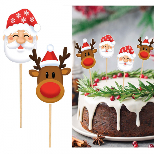 Cake toppers Santa i gruppen Högtider / Jul / Juldukning hos PARTAJSHOP AB (41339)