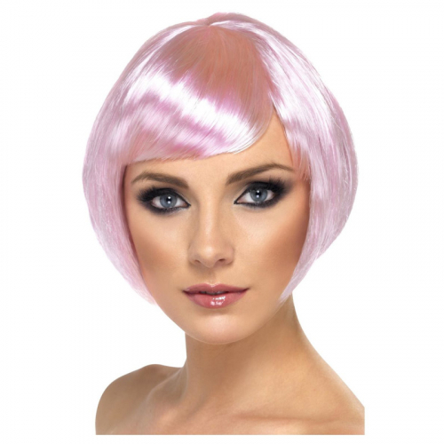 Babe peruk rosa i gruppen Maskerad / Peruker / Damperuker hos PARTAJSHOP AB (42053)