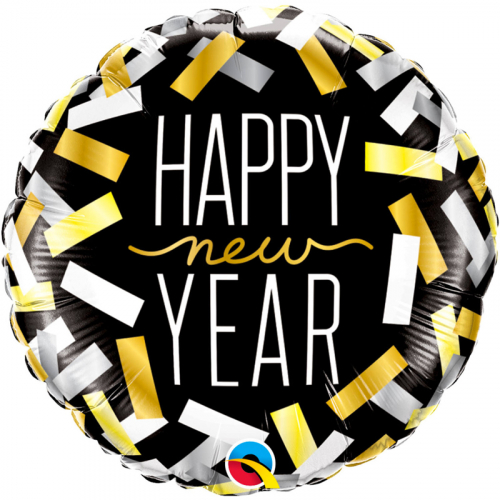 Folieballong New Year Contetti i gruppen Hgtider / Nyrsafton / Nyrsballonger hos PARTAJSHOP AB (43531Q)