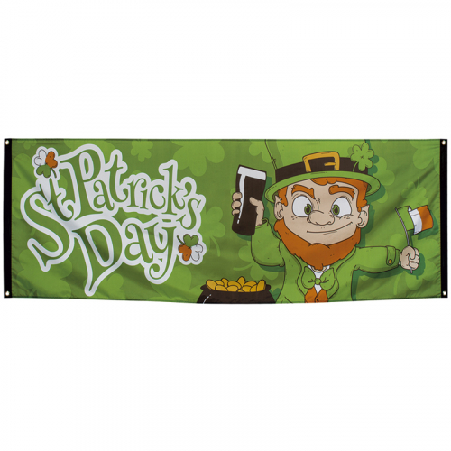 Tygbanner St. Patrick's Day  i gruppen Festartiklar / Dekorationer / Flaggor hos PARTAJSHOP AB (44903)
