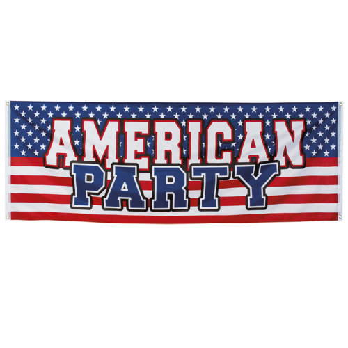 Banner USA i gruppen Festartiklar / Festteman / Lnder  / USA hos PARTAJSHOP AB (44953)