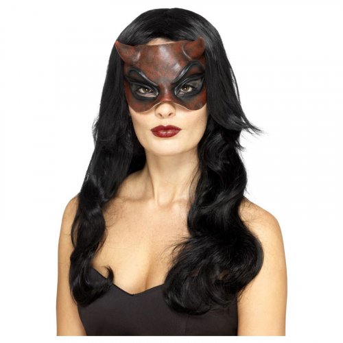 Djvulsmask Latex i gruppen Hgtider / Halloween / Halloweenmasker hos PARTAJSHOP AB (45090)