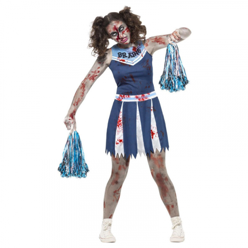 Zombie Cheerleader Vuxen i gruppen Hgtider / Halloween / Halloweendrkter / Barndrkter hos PARTAJSHOP AB (45614)