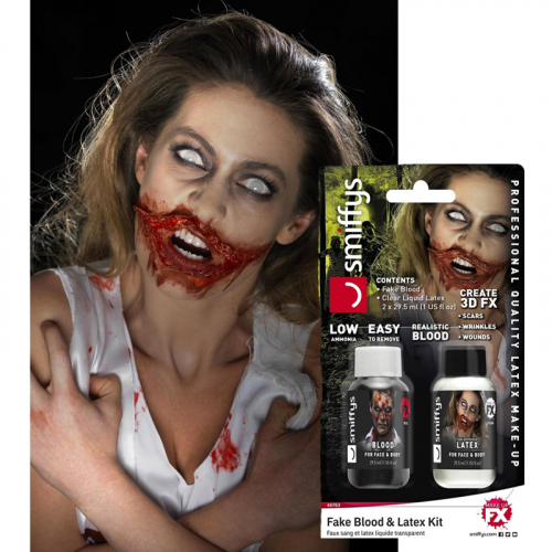 Flytande latex och Blod i gruppen Hgtider / Halloween / Flytande  Latex hos PARTAJSHOP AB (46763)