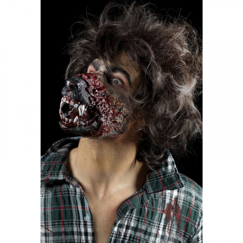 Varulvsmun med tnder i gruppen Hgtider / Halloween / Halloweenmasker hos PARTAJSHOP AB (46788)