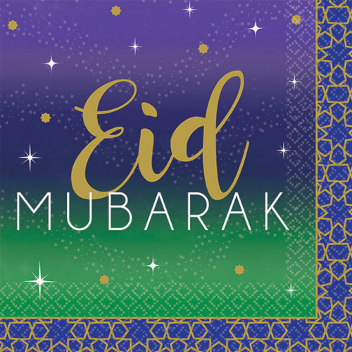 Servetter Eid Mubarak i gruppen Festartiklar / Dukning / Servetter hos PARTAJSHOP AB (501962)