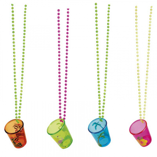 Shotglas i halsband Hawaii i gruppen Hgtider / Studenten / Studentnallar hos PARTAJSHOP AB (52464)