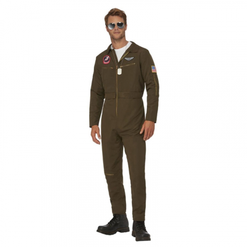 Top Gun overall maskeraddrkt i gruppen Maskerad / Maskeradklder / Yrkesdrkter hos PARTAJSHOP AB (52554a)