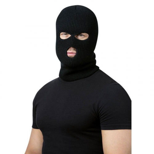 Balaclava Svart i gruppen Hgtider / Halloween / Halloweentillbehr hos PARTAJSHOP AB (52837)