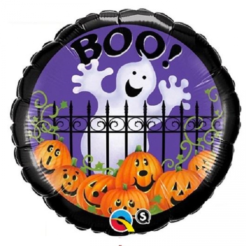 Ballong BOO i gruppen Hgtider / Halloween / Halloweenballonger hos PARTAJSHOP AB (54143)
