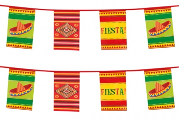 Flagg Girlang Fiesta  i gruppen Festartiklar / Festteman / Lnder  / Mexiko hos PARTAJSHOP AB (54401)