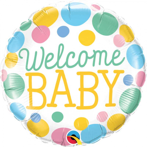 Folieballong Welcome Baby i gruppen Hgtider / Dop / Dop Ballonger hos PARTAJSHOP AB (55391Q)