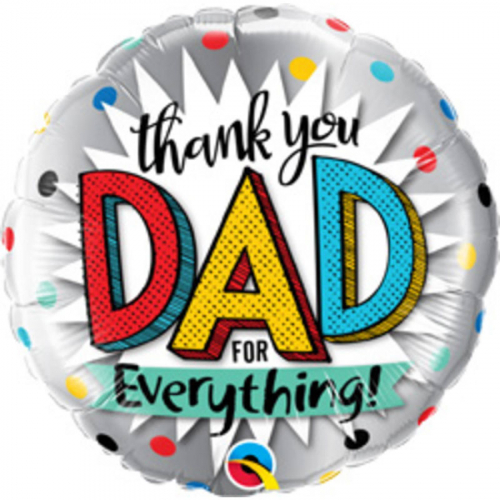 Folieballong Thank You Dad i gruppen Festartiklar / Ballonger / Motivballonger hos PARTAJSHOP AB (55818Q)