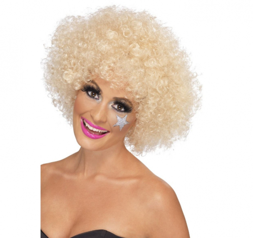 Afroperuk vit/Blond i gruppen Maskerad / Peruker / Damperuker hos PARTAJSHOP AB (5999W-S162)