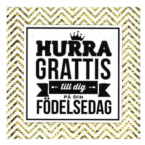 Fdelsedagskort Grattis till dig i gruppen Festartiklar / Presentinslagning / Grattiskort hos PARTAJSHOP AB (6-2028-004)