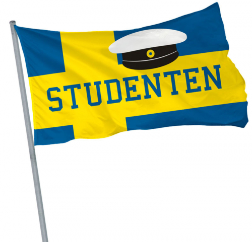 Flagga Studenten i gruppen Hgtider / Studenten / Studentfesten hos PARTAJSHOP AB (61539)
