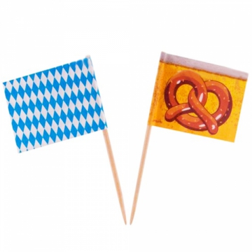 Coctailflaggor oktoberfest i gruppen Festartiklar / Bakning & tbart  / Trtdekorationer hos PARTAJSHOP AB (61564)