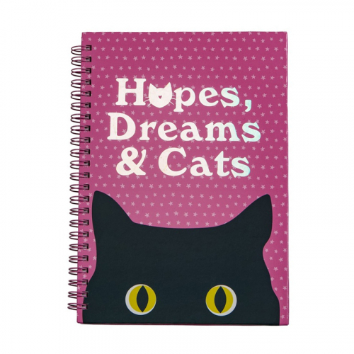 Skrivbok Hopes, dreams & cats i gruppen Hgtider / Jul / Julklappar / Till barn hos PARTAJSHOP AB (64241)