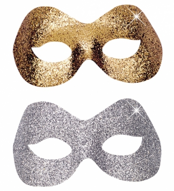 gonmask glitter  i gruppen Hgtider / Nyrsafton / Nyrsaccessoarer hos PARTAJSHOP AB (6425k)