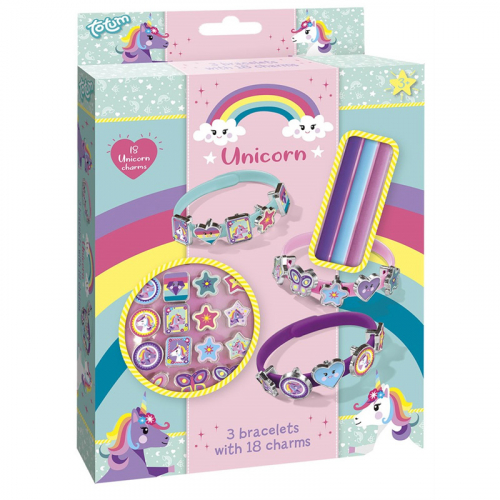 Unicorn armband gr det sjlv i gruppen Hgtider / Jul / Julklappar / Till barn hos PARTAJSHOP AB (64269)