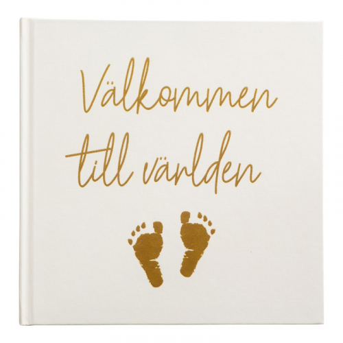 Gstbok Vlkommen till vrlden i gruppen Hgtider / Baby shower / Babyshower Tillbehr hos PARTAJSHOP AB (64372)