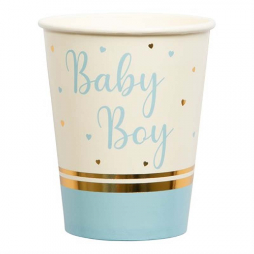 Pappersmuggar Baby Boy i gruppen Hgtider / Dop / Dop Dukning  hos PARTAJSHOP AB (64390)