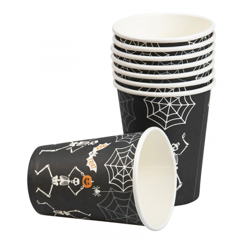 Halloween muggar Happy Halloween i gruppen Festartiklar / Dukning / Engngsartiklar hos PARTAJSHOP AB (64444)