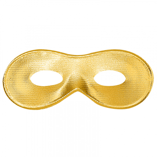 gonmask Guld i gruppen Festartiklar / Festteman / Fdelsedagsfest / Guld hos PARTAJSHOP AB (64491)