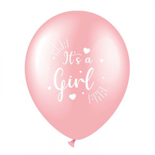 Latexballonger It's a Girl  i gruppen Hgtider / Baby shower / It's a GIRL hos PARTAJSHOP AB (64496)