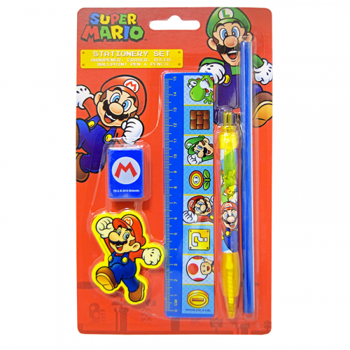 Skrivset Super Mario i gruppen Hgtider / Jul / Julklappar / Till barn hos PARTAJSHOP AB (64725)