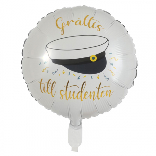 Folieballong Grattis till Studenten i gruppen Hgtider / Studenten / Studentballonger hos PARTAJSHOP AB (64976)