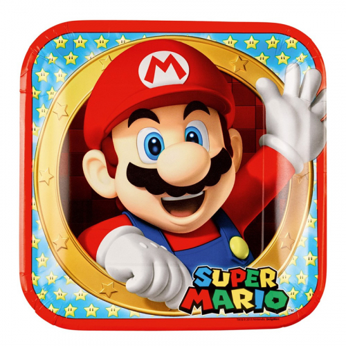Super Mario Tallrikar i gruppen Festartiklar / Barnkalas / Super Mario hos PARTAJSHOP AB (64994)