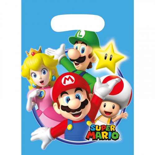 Super Mario candybags i gruppen Festartiklar / Barnkalas / Super Mario hos PARTAJSHOP AB (64995)
