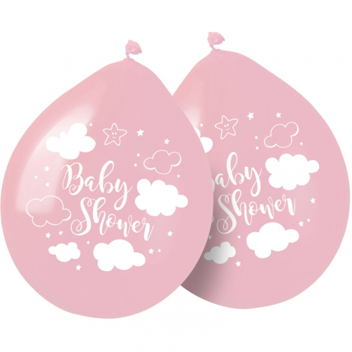 Ballonger Babyshower Rosa i gruppen Hgtider / Baby shower / It's a GIRL hos PARTAJSHOP AB (65365)