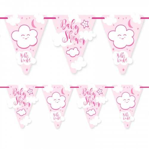 Girlang Babyshower Rosa i gruppen Hgtider / Baby shower / It's a GIRL hos PARTAJSHOP AB (65368)