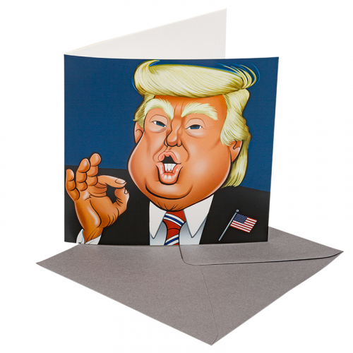 Gratulationskort med ljud Trump i gruppen Festartiklar / Presentinslagning / Grattiskort hos PARTAJSHOP AB (66234)