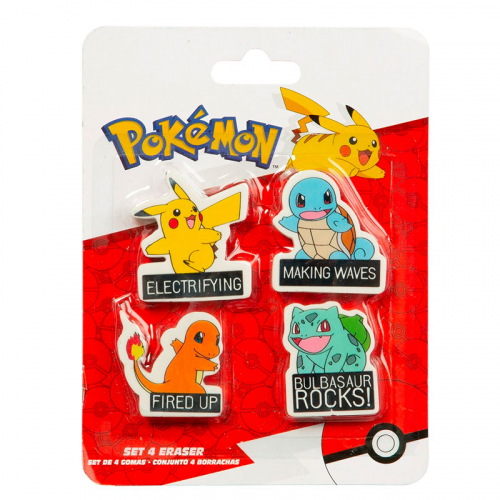 Suddigumin 4-pack Pokemon i gruppen Hgtider / Jul / Julklappar / Till barn hos PARTAJSHOP AB (68976)