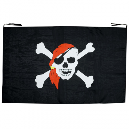 Piratflagga Stor 130x80cm   i gruppen Festartiklar / Dekorationer / Flaggor hos PARTAJSHOP AB (6959P)