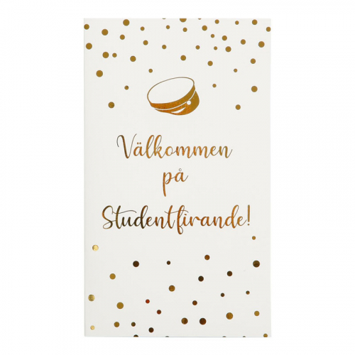 Student Inbjudningskort 6-pack i gruppen Hgtider / Studenten / Studentfesten hos PARTAJSHOP AB (70625)