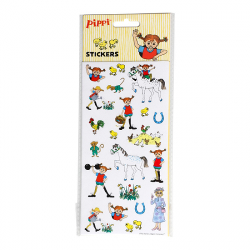 Stickers Påsk Pippi Långstrump i gruppen Högtider / Påsk / Påskpyssel hos PARTAJSHOP AB (71659)