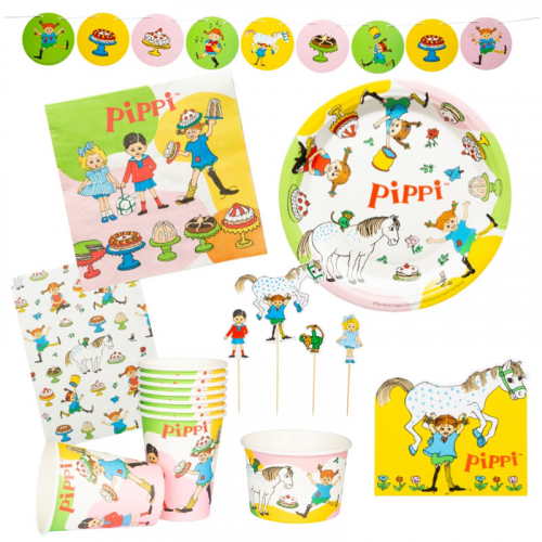 Pippi Lngstrump Kit i gruppen Festartiklar / Barnkalas / Pippi lngstrump hos PARTAJSHOP AB (71776-set)