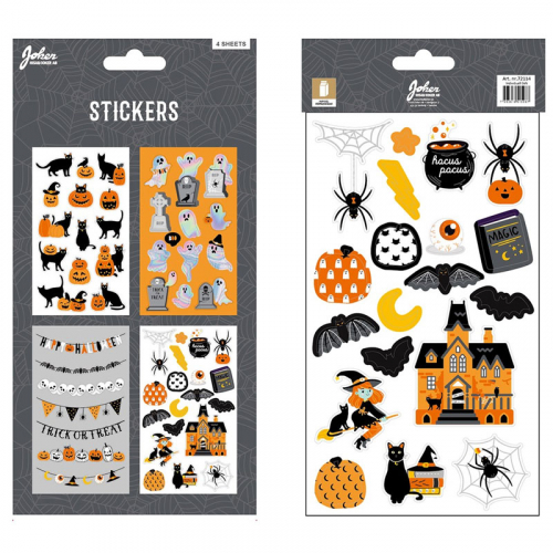 Halloween Stickers i gruppen Hgtider / Halloween / Halloweentillbehr hos PARTAJSHOP AB (72114)