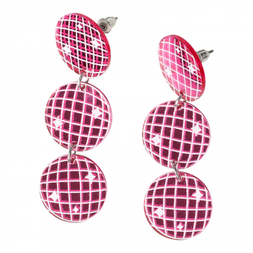 rhngen Discobollar Rosa i gruppen Maskerad / Maskeradteman / Tv, film & musik hos PARTAJSHOP AB (72504)