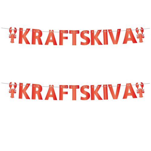 Krftskiva Banner i gruppen Hgtider / Krftskiva / Dekoration Krftskiva hos PARTAJSHOP AB (74037)
