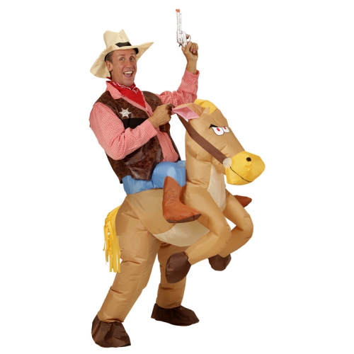 Cowboy p hstryggen i gruppen Maskerad / Maskeradklder / vriga drkter hos PARTAJSHOP AB (75504)