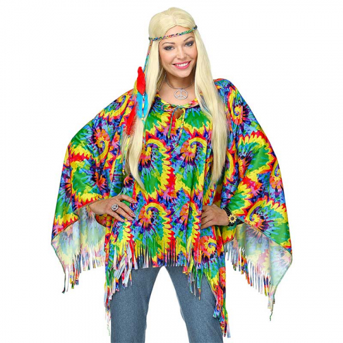 Hippie Poncho  i gruppen Maskerad / Maskeradteman / 60-talstema hos PARTAJSHOP AB (75727)